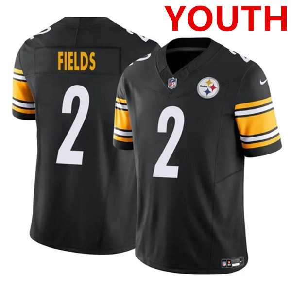 Youth Pittsburgh Steelers #2 Justin Fields Black 2023 F.U.S.E. Vapor Untouchable Limited Football Stitched Jersey Dzhi,We sell and wholesale Youth Pittsburgh Steelers #2 Justin Fields Black 2023 F.U.S.E. Vapor Untouchable Limited Football Stitched Jersey Dzhi on line form chian!
